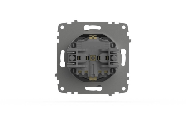 Розетка с крышкой и заземлением ELBI Zena Vega 609-011000-218 Розетка с крышкой и заземлением ELBI Zena Vega 609-011000-218
