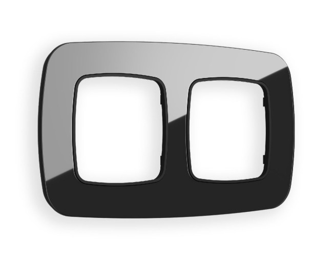 Рамка двухместная Ambrella Volt Radian OF350802 Рамка двухместная Ambrella Volt Radian OF350802