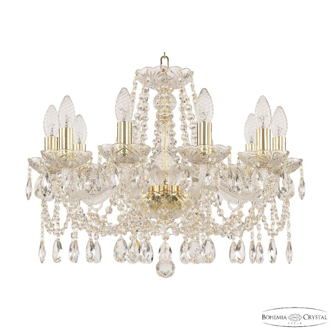 Подвесная люстра Bohemia Ivele Crystal 107/10/200 G Подвесная люстра Bohemia Ivele Crystal 107/10/200 G