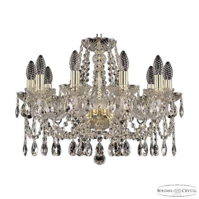 Подвесная люстра Bohemia Ivele Crystal 107/10/200 G Подвесная люстра Bohemia Ivele Crystal 107/10/200 G