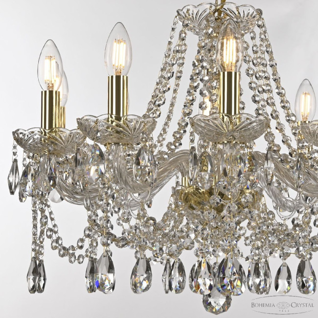 Подвесная люстра Bohemia Ivele Crystal 107/10/200 G Подвесная люстра Bohemia Ivele Crystal 107/10/200 G
