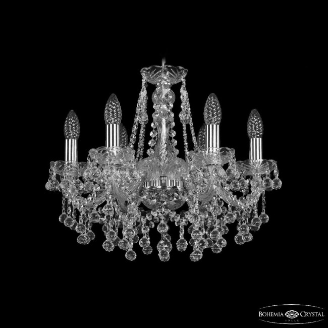 Подвесная люстра Bohemia Ivele Crystal 1409/6/160 Ni Подвесная люстра Bohemia Ivele Crystal 1409/6/160 Ni