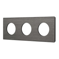 Рамка 3-местная алюминиевая Arlight FRM-PRESTO-ALR-3-GR 043873