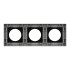 Рамка 3-местная алюминиевая Arlight FRM-PRESTO-ALR-3-GR 043873