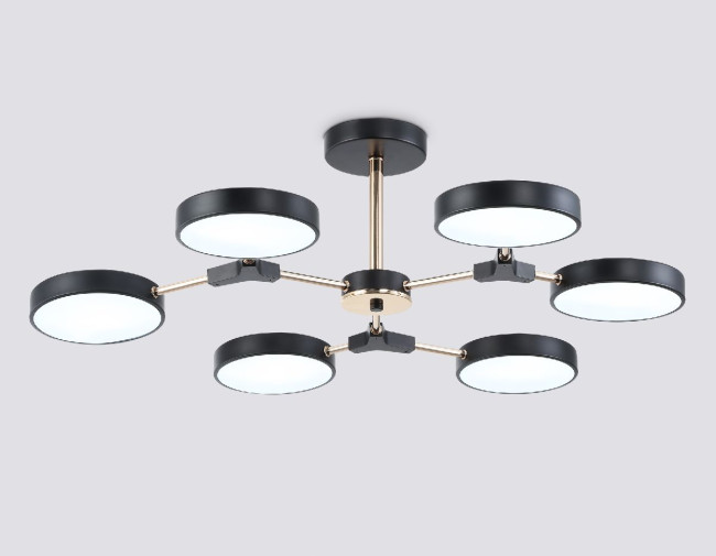 Люстра на штанге Ambrella Light Linetech Comfort FL516334 Люстра на штанге Ambrella Light Linetech Comfort FL516334