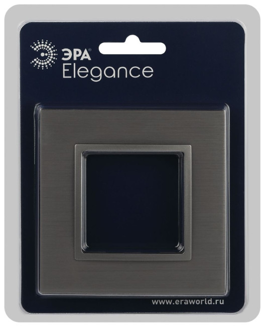 Рамка на 1 пост Эра Elegance 14-5201-16 Б0065842 Рамка на 1 пост Эра Elegance 14-5201-16 Б0065842