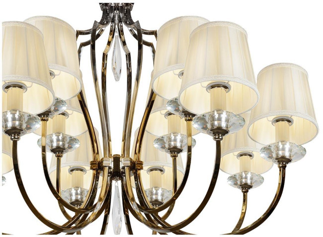 Подвесная люстра iLamp Charm P2508-8+4 Nic Подвесная люстра iLamp Charm P2508-8+4 Nic