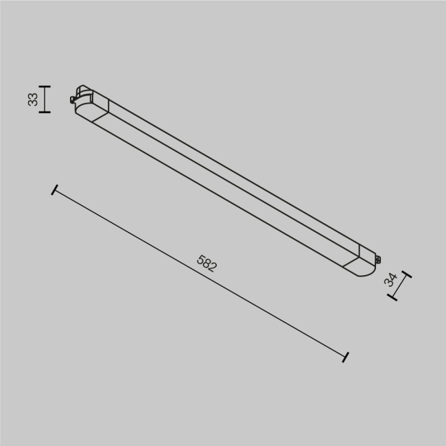 Трековый однофазный светильник Maytoni Technical Basis TR000-1-24W3K-W_1 Трековый однофазный светильник Maytoni Technical Basis TR000-1-24W3K-W_1