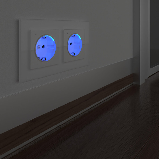 Розетка с заземлением и подсветкой Werkel белая W1171401 4690389155338 Розетка с заземлением и подсветкой Werkel белая W1171401 4690389155338