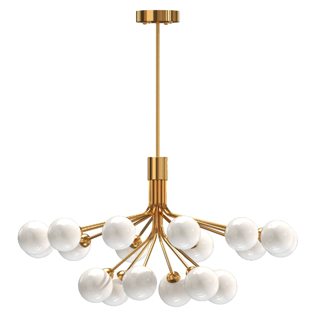 Люстра на штанге Milosh Tendence Lola 0856CL-18CO Люстра на штанге Milosh Tendence Lola 0856CL-18CO