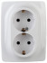 Розетка 2x2P+E Schuko Эра 12-2106-01 Б0031228 Розетка 2x2P+E Schuko Эра 12-2106-01 Б0031228