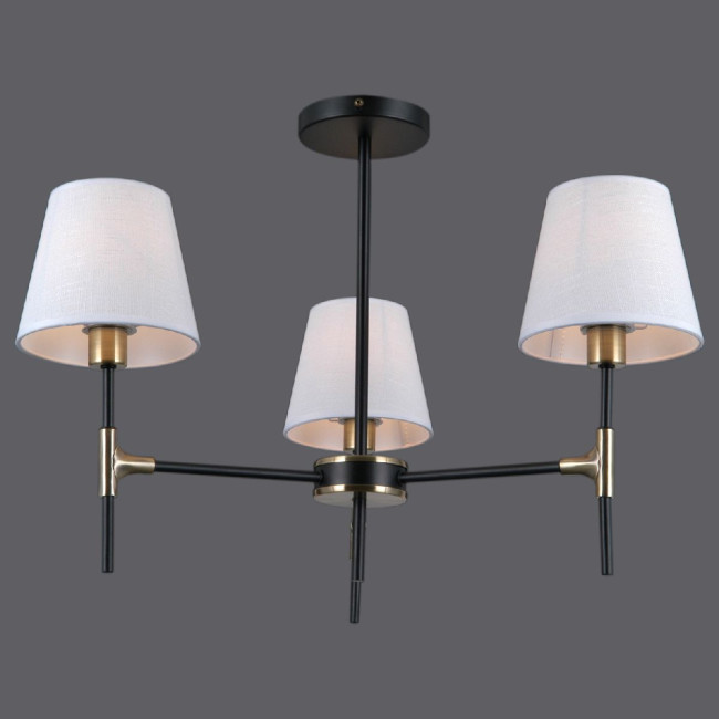 Люстра на штанге Illumico IL0185-3CSQ-24 BK AB CASTOR