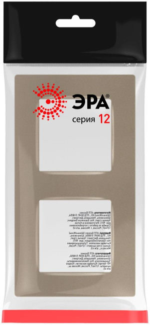 Рамка на 2 поста Эра Классик 12-5202-04 Б0067722 Рамка на 2 поста Эра Классик 12-5202-04 Б0067722