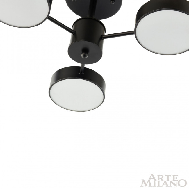 Люстра на штанге Arte Milano Ferrara 250906/3B Bk