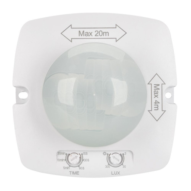 Датчик Arlight NAVE-PIR-UP-S102x102-500W-WH (230V, 2.17A, MULTI) 027872(1)