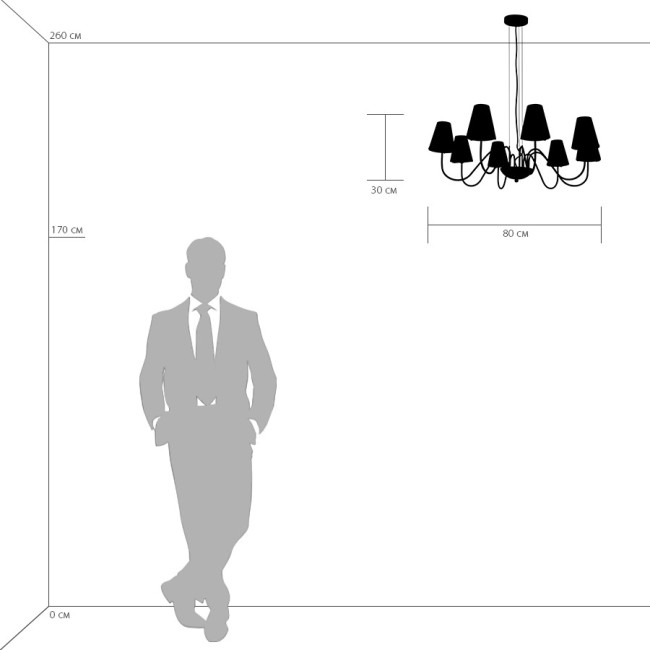 Подвесная люстра Lightstar Diafano 758084 Подвесная люстра Lightstar Diafano 758084