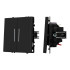 Механизм выключателя двухклавишный непроходной Arlight LED SWT-NOBE-MK02-SFPL-L-BK (230V, 10A) 054264