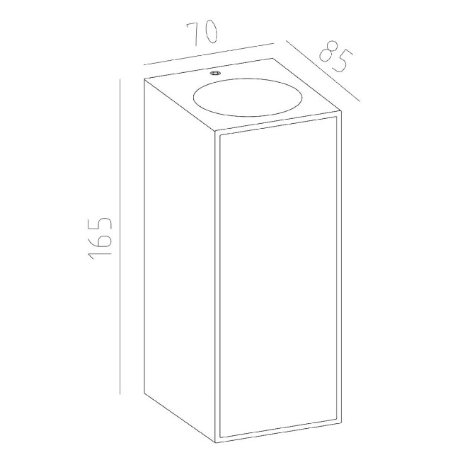 Уличный настенный светильник Mantra Beret 7929