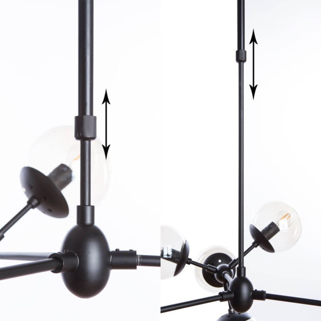 Подвесная люстра Arte Lamp A1664SP-12BK Подвесная люстра Arte Lamp A1664SP-12BK