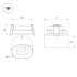 Встраиваемый спот Arlight SP-PLURIO-BUILT-R77-9W Warm3000 037999 Встраиваемый спот Arlight SP-PLURIO-BUILT-R77-9W Warm3000 037999