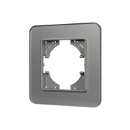 Рамка стеклянная на 1 пост Arlight FRM-OMALI-SFGS-1-GR 049677