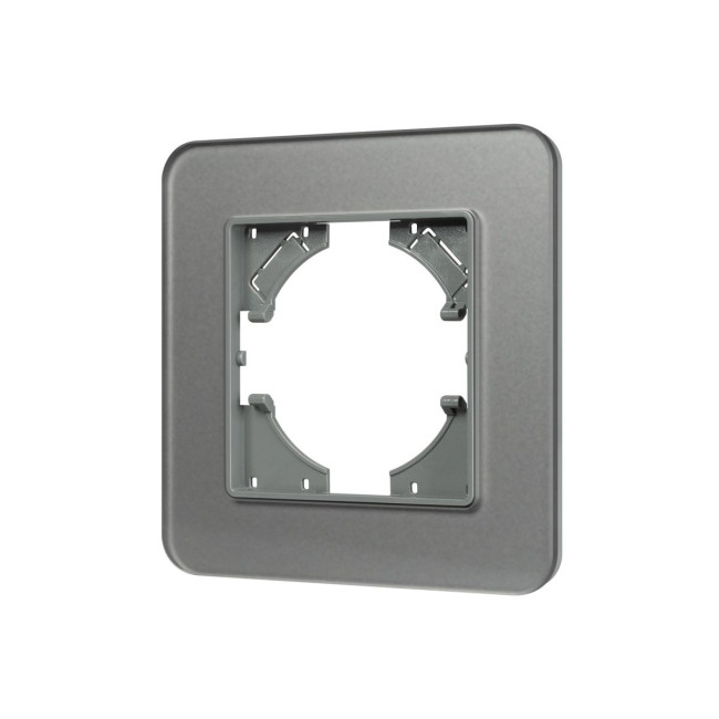 Рамка стеклянная на 1 пост Arlight FRM-OMALI-SFGS-1-GR 049677