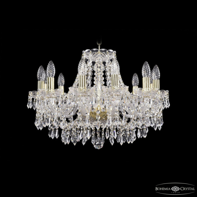 Подвесная люстра Bohemia Ivele Crystal 1403/12/195 G Подвесная люстра Bohemia Ivele Crystal 1403/12/195 G