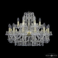 Подвесная люстра Bohemia Ivele Crystal 1409/12+6/240 G