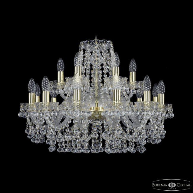 Подвесная люстра Bohemia Ivele Crystal 1409/12+6/240 G