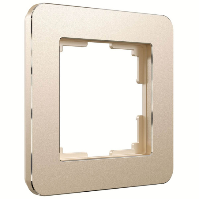 Рамка на 1 пост Werkel Platinum шампань 4690389184437 W0012611 Рамка на 1 пост Werkel Platinum шампань 4690389184437 W0012611
