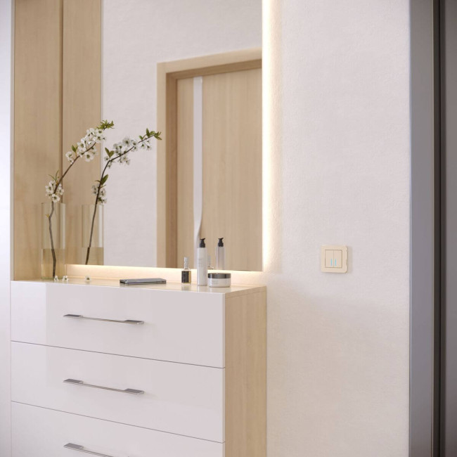 Рамка на 1 пост Werkel Platinum шампань 4690389184437 W0012611 Рамка на 1 пост Werkel Platinum шампань 4690389184437 W0012611