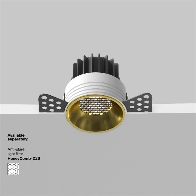 Встраиваемый светильник Maytoni Round DL058-12W4K-TRS-BS Встраиваемый светильник Maytoni Round DL058-12W4K-TRS-BS