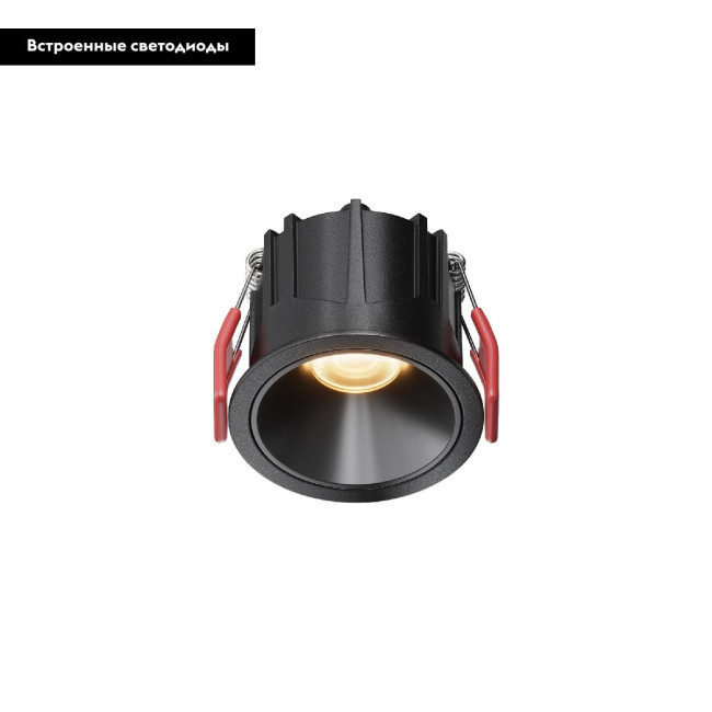 Встраиваемый светильник Maytoni Alfa LED DL043-01-10W2.7K-RD-B Встраиваемый светильник Maytoni Alfa LED DL043-01-10W2.7K-RD-B