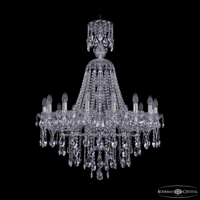 Подвесная люстра Bohemia Ivele Crystal 1415/16/300/XL-108 Ni
