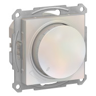 Светорегулятор (диммер) повор-нажим, LED, RC Systeme Electric AtlasDesign Жемчуг ATN000423