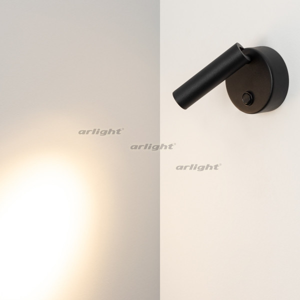 Светодиодный спот Arlight SP-Bed-R90-3W Warm3000 029634 Светодиодный спот Arlight SP-Bed-R90-3W Warm3000 029634