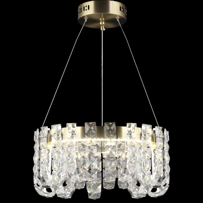 Подвесная люстра Reluce 02601-0.4-80W LED COP+CH Подвесная люстра Reluce 02601-0.4-80W LED COP+CH