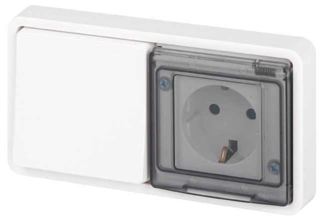 Блок розетка с выключателем Эра 11-7521-01 Б0063261 Блок розетка с выключателем Эра 11-7521-01 Б0063261