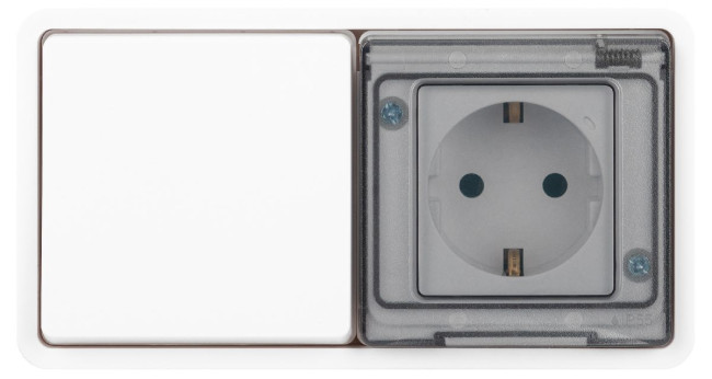 Блок розетка с выключателем Эра 11-7521-01 Б0063261 Блок розетка с выключателем Эра 11-7521-01 Б0063261