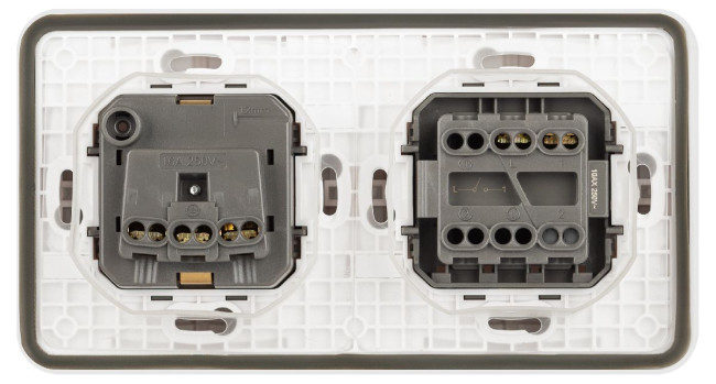 Блок розетка с выключателем Эра 11-7521-01 Б0063261 Блок розетка с выключателем Эра 11-7521-01 Б0063261