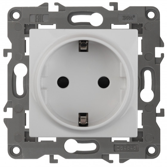 Розетка ЭРА Elegance 2P E Schuko со шторками 16A 250V 14-2102-01 Б0034272 Розетка ЭРА Elegance 2P E Schuko со шторками 16A 250V 14-2102-01 Б0034272