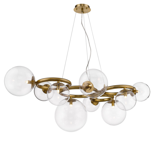 Люстра P68092-9 brass Люстра P68092-9 brass