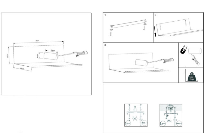 Бра Lucide Sebo 06218/01/30 Бра Lucide Sebo 06218/01/30
