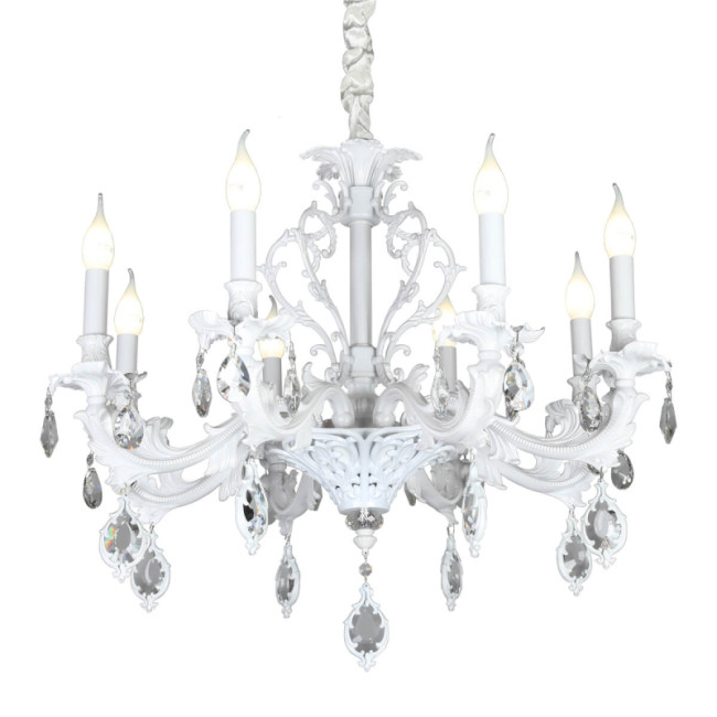 Подвесная люстра Omnilux Senis OML-74713-08 Подвесная люстра Omnilux Senis OML-74713-08