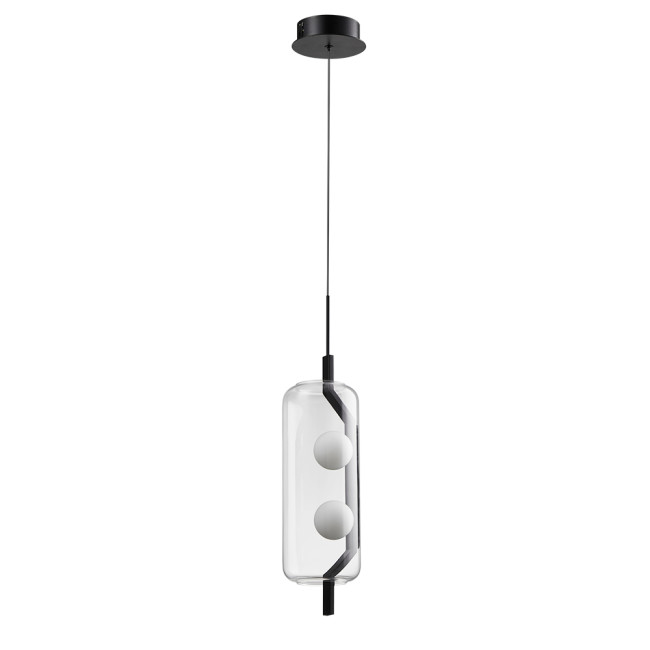 Подвесной светильник Arte Lamp Geneva A2341SP-2BK Подвесной светильник Arte Lamp Geneva A2341SP-2BK