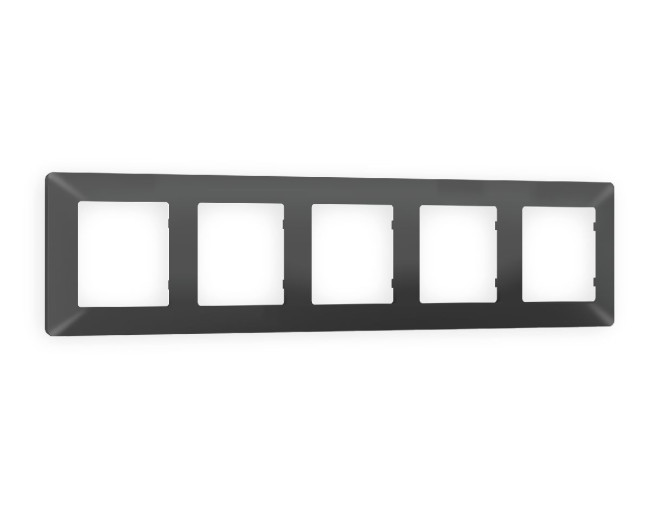 Рамка пятиместная Ambrella Volt Line AF110805 Рамка пятиместная Ambrella Volt Line AF110805