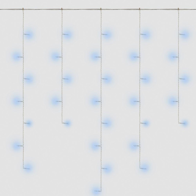 Уличная светодиодная гирлянда Feron Занавес 230V синий без мерцания CL24 41628 Уличная светодиодная гирлянда Feron Занавес 230V синий без мерцания CL24 41628