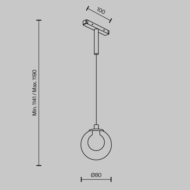 Трековый магнитный светильник Maytoni Bubble TR181PL-1-4WTW-B Трековый магнитный светильник Maytoni Bubble TR181PL-1-4WTW-B