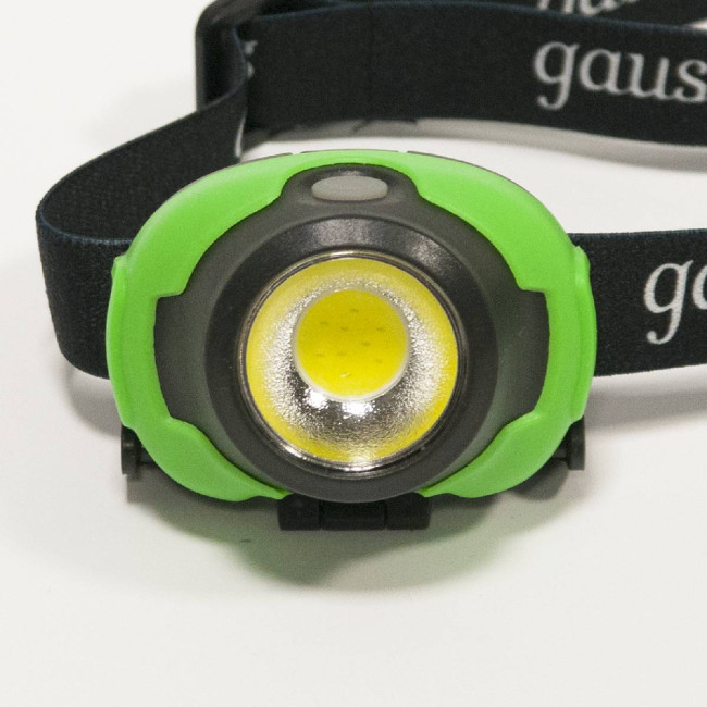 Налобный светодиодный фонарь Gauss от батареек 66х54 120 лм GF302 Налобный светодиодный фонарь Gauss от батареек 66х54 120 лм GF302