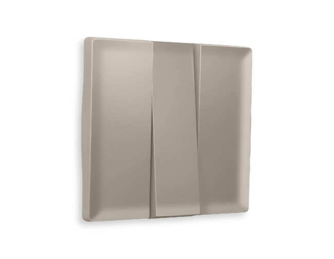 Лицевая панель для выключателя трехклавишного Ambrella Volt Alfa AP3650 Лицевая панель для выключателя трехклавишного Ambrella Volt Alfa AP3650